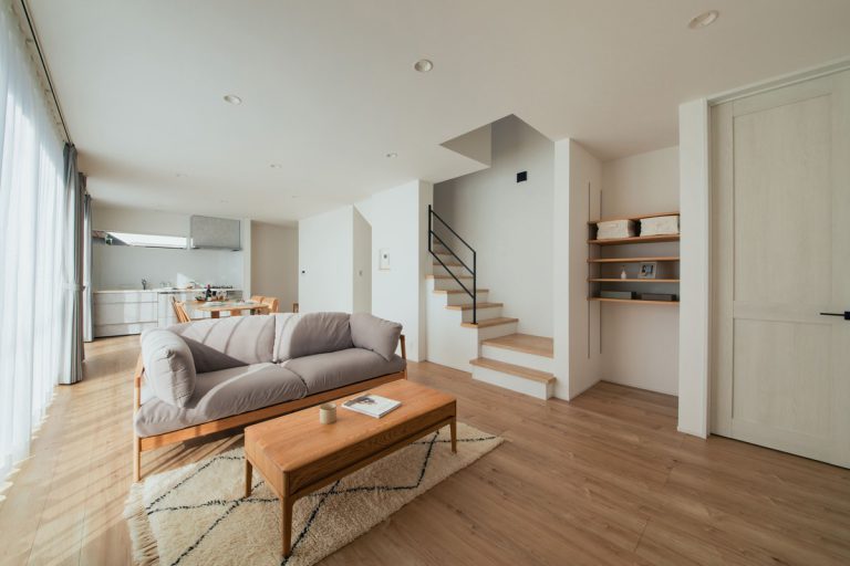 一階で完結する動線のリビング