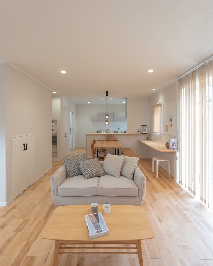 ヒカリの入る明るいLDK