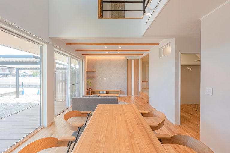 解放感あふれるリビングのおうち