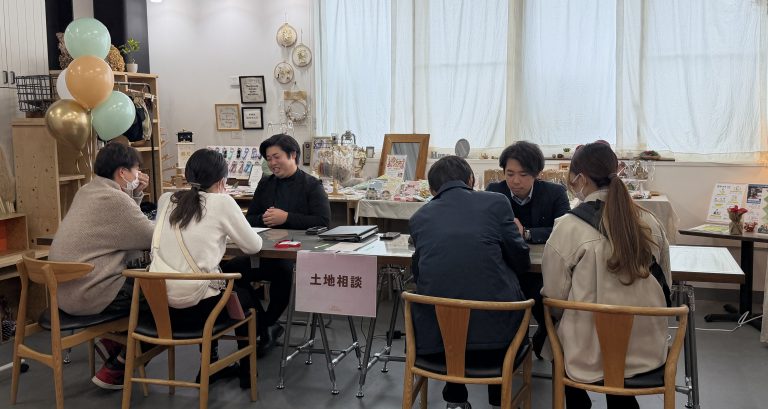 浜松、磐田で新築をしたい方向けイベントの土地相談ブース